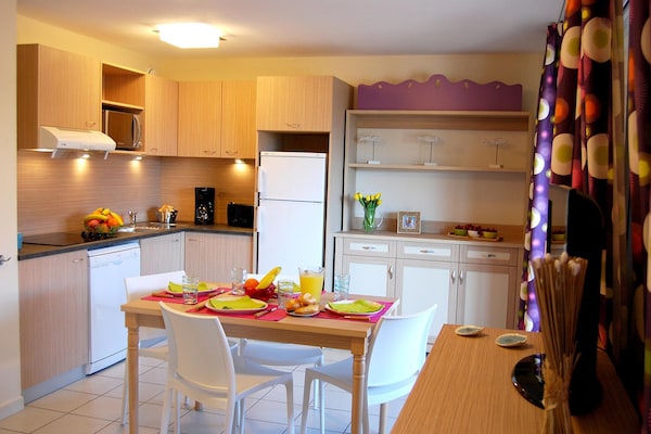 Knus appartement op loopafstand van zee met zwembad in Saint-Cyprien - thumbnail 6
