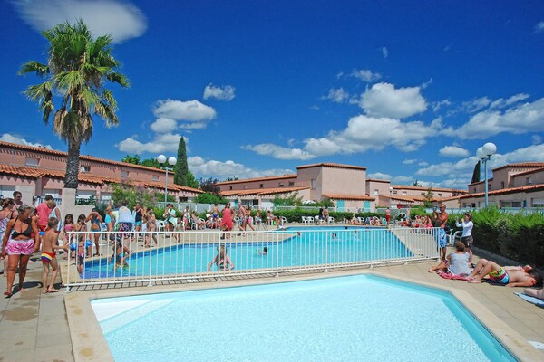 Duplex-maisonette met airco op 350m van strand en jachthaven Saint-Cyprien - thumbnail 5