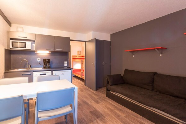 Compacte studio voor 4 personen vlakbij de pistes in Les Deux Alpes - thumbnail 2