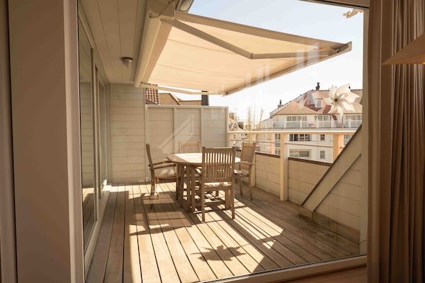 Lichte duplex met 2 slaapkamers en terras in Knokke-Heist - thumbnail 4