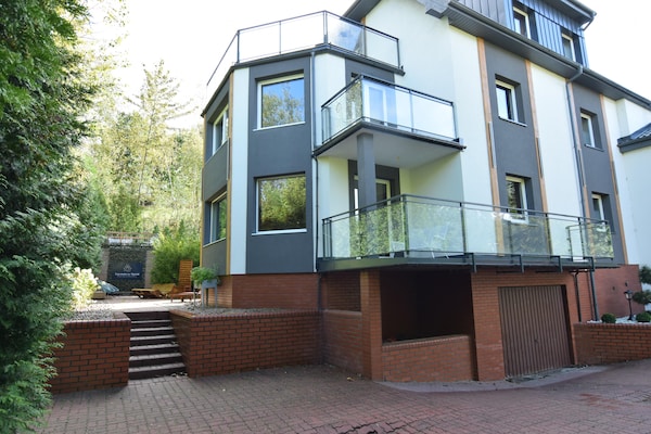 Luxe appartement 8 pers. aan Raduńskie-meer met spa, sauna & jacuzzi - thumbnail 2