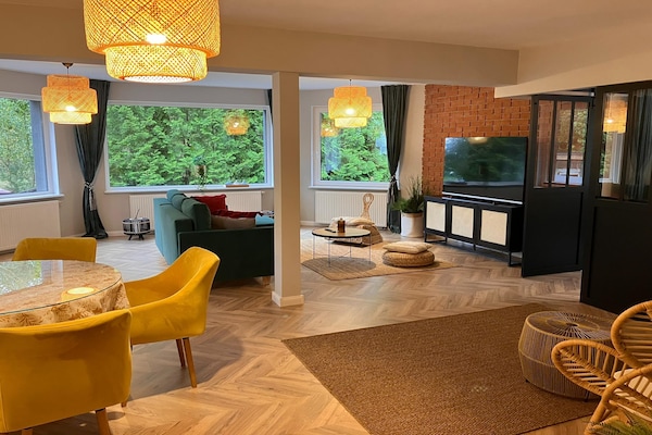Luxe appartement 8 pers. aan Raduńskie-meer met spa, sauna & jacuzzi - thumbnail 1