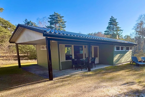 Vrijstaand vakantiehuis aan de golfbaan bij Aakirkeby, 250m van strand - thumbnail 3
