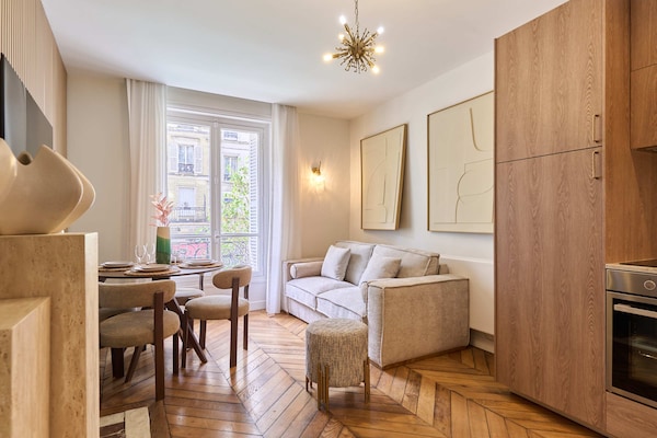 Elegant 2-slaapkamer appartement in hartje Parijs, vlakbij Sacré-Cœur - thumbnail 6