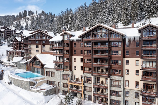 Appartement 6 personen met balkon en uitzicht op de bergen in Flaine - thumbnail 4