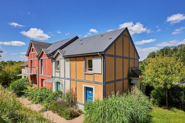 Ruime gelijkvloerse bungalow voor 8 personen met terras nabij Deauville - thumbnail 5