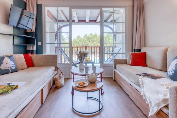 Gerenoveerd 8-persoons appartement bij het meer van Biscarrosse - thumbnail 2