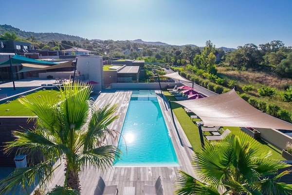 Luxe duplex met privézwembad en panoramisch uitzicht bij Porto-Vecchio - thumbnail 6