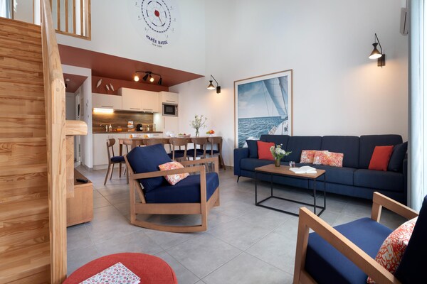 Luxe duplexvilla met privézwembad in het bos bij Les Sables-d'Olonne - thumbnail 2