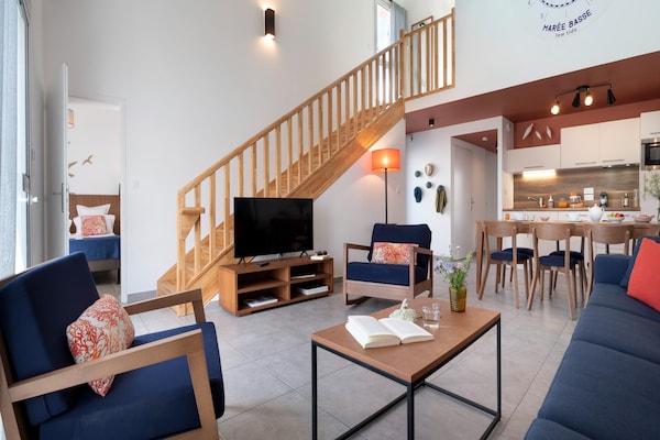 Luxe duplexvilla met privézwembad in het bos bij Les Sables-d'Olonne - thumbnail 3