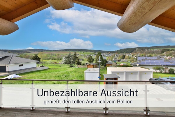 Chalet met privé wellness, sauna & gratis e-auto in Allenbach - thumbnail 5