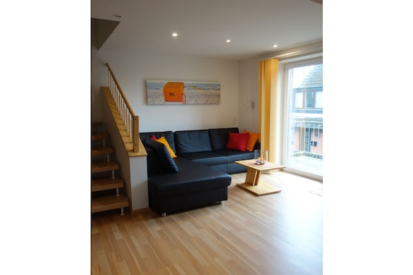 Maisonette-appartement met zuidbalkon in St. Peter-Ording - thumbnail 4