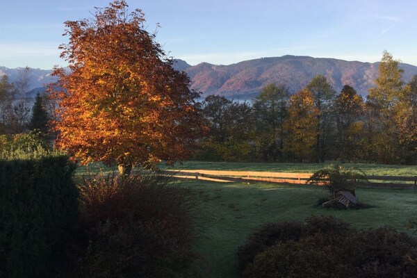 Vakantiehuis Murnau met panoramisch uitzicht op veen en Wettersteingebergte - thumbnail 6