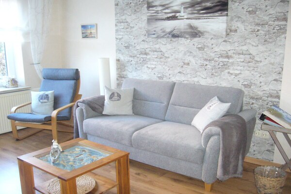 Begane grond appartement met terras, op 100 meter van centrum Wurster Nordseeküste - thumbnail 5