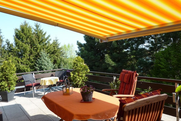 Zonnig appartement met privéterras bij Bad Münstereifel in de Eifel - thumbnail 3