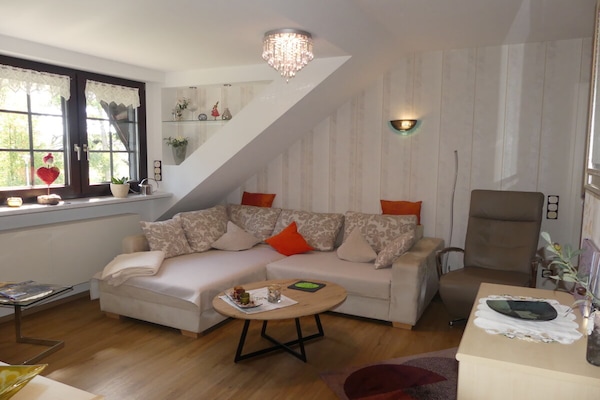 Zonnig appartement met privéterras bij Bad Münstereifel in de Eifel - thumbnail 4