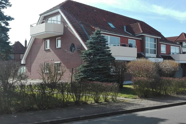 Licht appartement met balkon op 400m van strand Perlebucht in Büsum - thumbnail 3