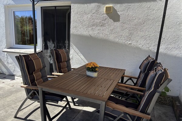 Modern appartement voor 2 in Dollerup met terras en uitzicht op het groen - thumbnail 4