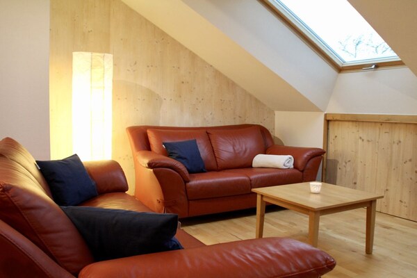 Licht zolderappartement met sauna en terras bij de Bodensee - thumbnail 4