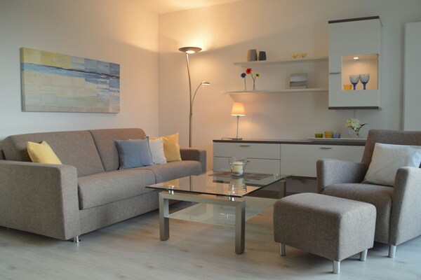 Zonnig 4-sterren appartement met balkon op zuiden, vlakbij strand Boltenhagen - thumbnail 5