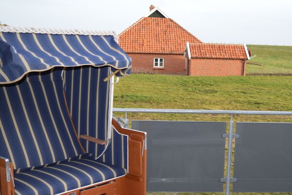Modern vakantiehuis op Juist met uitzicht op de dijk voor 6 personen - thumbnail 3