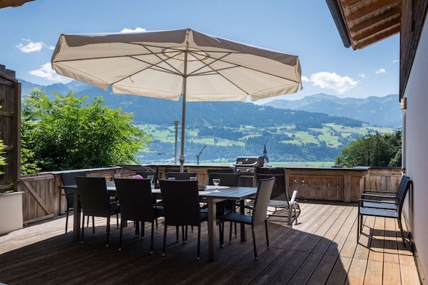 Ruim chalet met wellness en bergpanorama in Vomp, Tirol - thumbnail 4