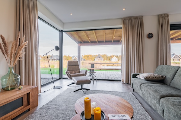 Golfbaan op 700m: Duurzaam vakantiehuis aan het Meer van Eysinga - thumbnail 3