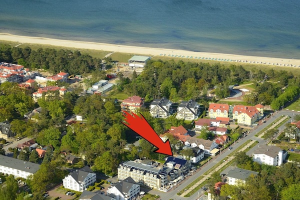 Knus kelderappartement Villa Wauzi op 100m van strand Baabe - thumbnail 1