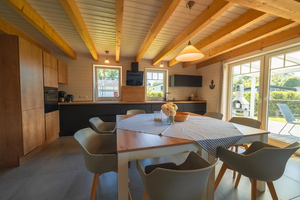 Scandinavisch designhuis met sauna & jacuzzi direct aan de Dümmersee - thumbnail 6