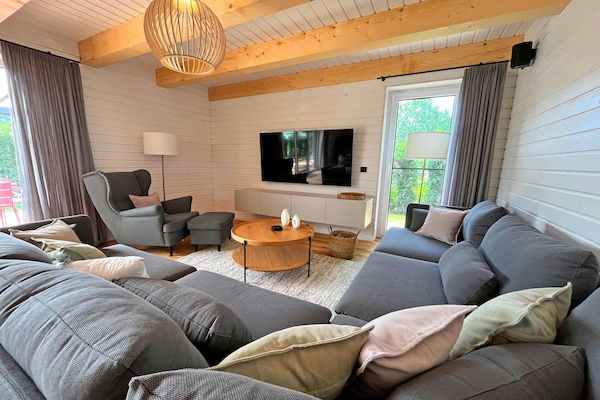 Modern vakantiehuis Nordwind direct aan de Dümmersee - thumbnail 2