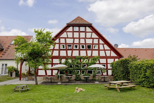 Ruim vakantiehuis Hayloft voor 6 in Frankische schuur bij Colmberg - thumbnail 2