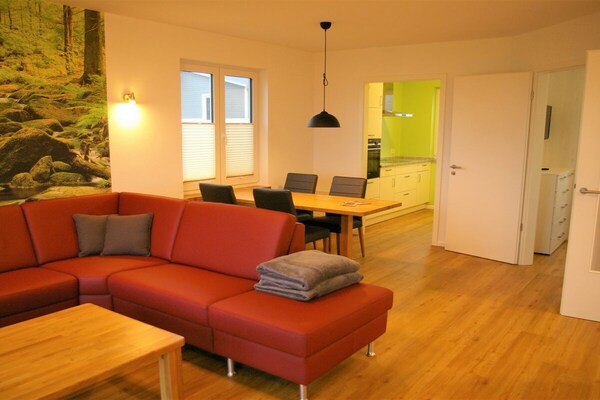 Modern vakantiehuis vlakbij de Wittensee met terras en meerzicht - thumbnail 5