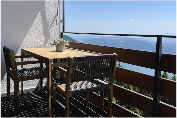Romantisch appartement met privézwembad en panoramisch uitzicht op de Ossiachersee - thumbnail 3