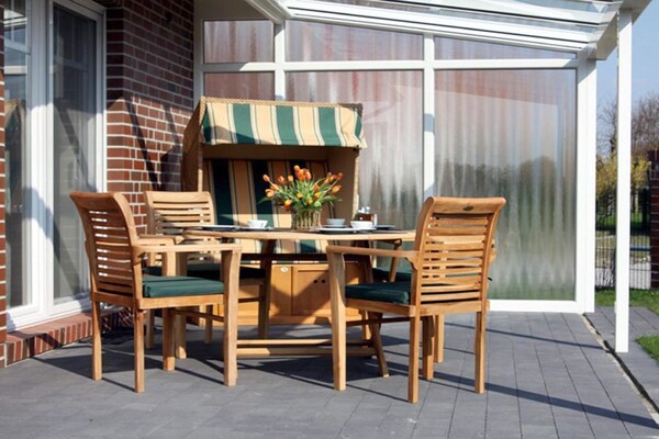 Vakantiehuis met sauna, bubbelbad en tuin op 600m van centrum Dornum - thumbnail 1