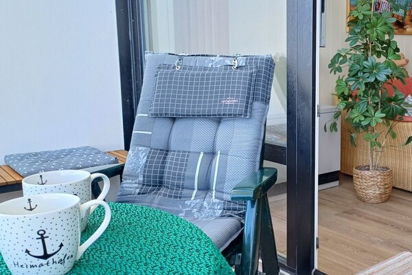 Appartement Fehmarn Südstrand met zeezicht, direct aan de Oostzee - thumbnail 3