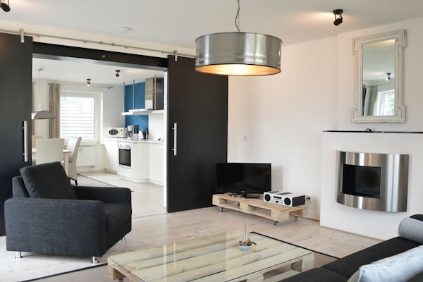 Stijlvol appartement nabij Schmachtersee in Binz met balkon - thumbnail 5