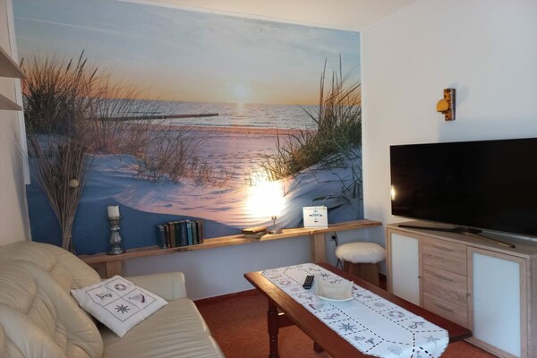 Knus appartement Zwei Eichen bij de Saaler Bodden – 700m naar het strand - thumbnail 5