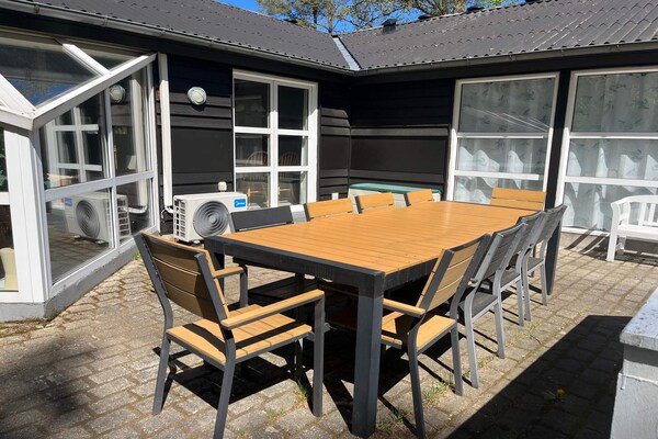 Vrijstaand vakantiehuis aan de golfbaan bij Glesborg, 250m van strand - thumbnail 5