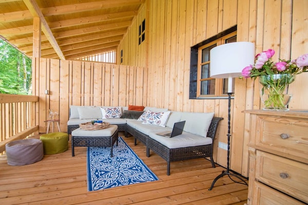 Modern vakantiehuis Wolfsgrube in Chieming voor 6 personen - thumbnail 4