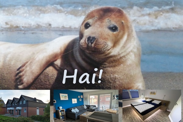 Modern vakantiehuis op Baltrum voor 4 personen met balkon - thumbnail 1