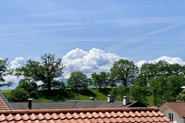 6-persoons vakantiehuis in Chieming met open haard en terras - thumbnail 5