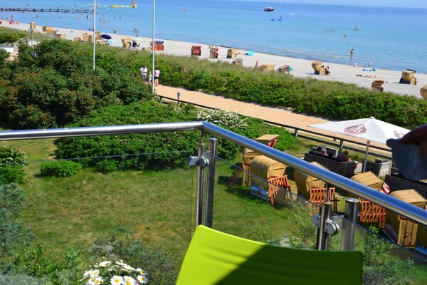Luxe vakantiehuis Aussicht direct aan het zandstrand op Fehmarn - thumbnail 2