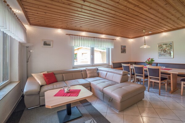Sfeervol appartement in Mossautal-Hüttenthal met tuin, terras en nabij meer - thumbnail 3