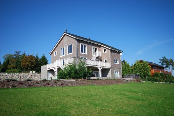 Luxe villa voor 16 personen met sauna en bubbelbad in de bossen bij Durbuy - thumbnail 5