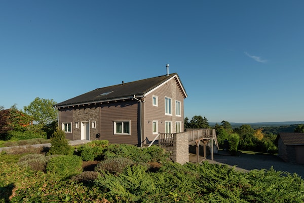 Luxe villa voor 16 personen met sauna en bubbelbad in de bossen bij Durbuy - thumbnail 2