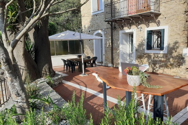 Charmant vakantiehuis Casa Longo in Ventimiglia met zeezicht - thumbnail 2