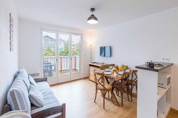 Appartement 8 pers. aan meer in Le Teich, Baai van Arcachon - thumbnail 2