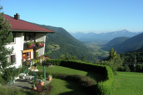 Licht appartement met panoramisch uitzicht in Afritz am See - thumbnail 2