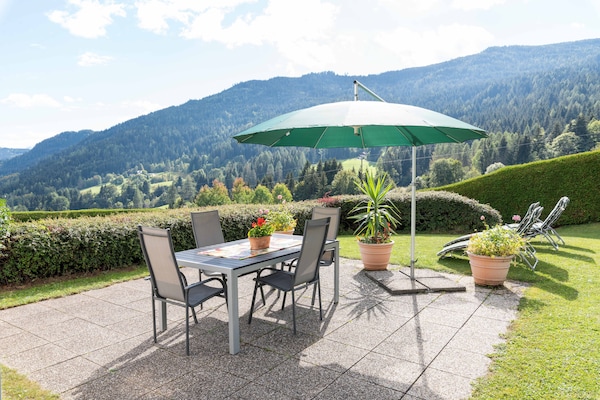 Luxe appartement met panoramisch uitzicht in Afritz am See - thumbnail 2