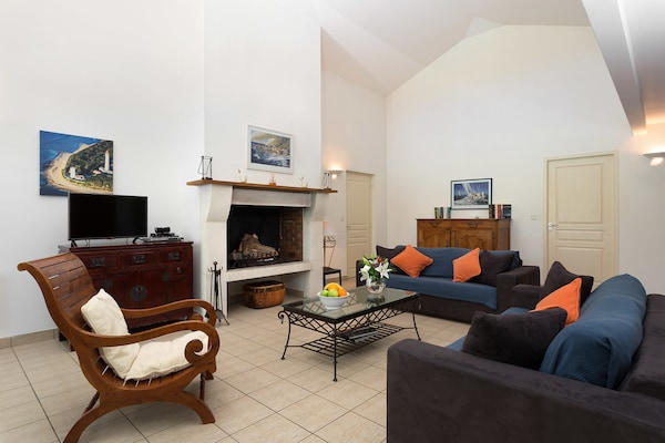 Villa met privézwembad op golfresort Moliets, 1,2 km van strand - thumbnail 2